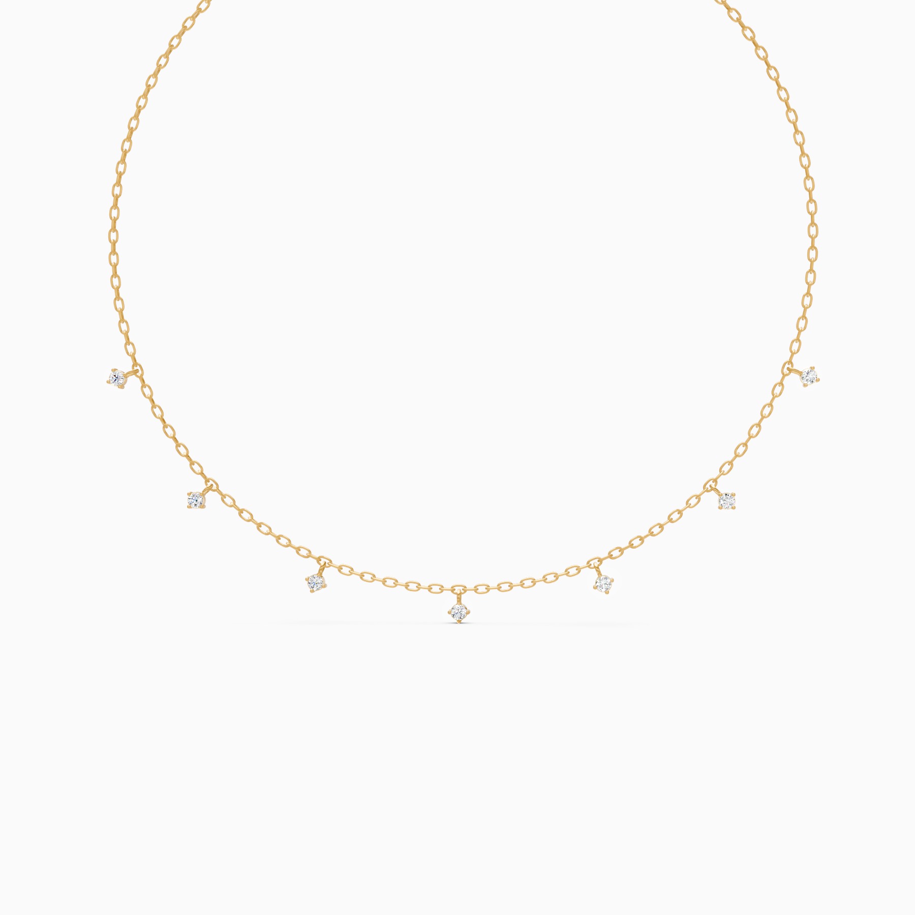 Twinkle Drops Lab Grown Diamond Necklace